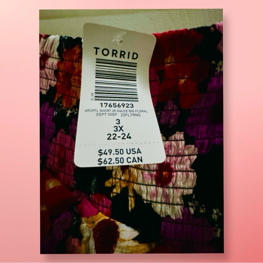 Torrid Floral Shorts - Picture 3 of 5